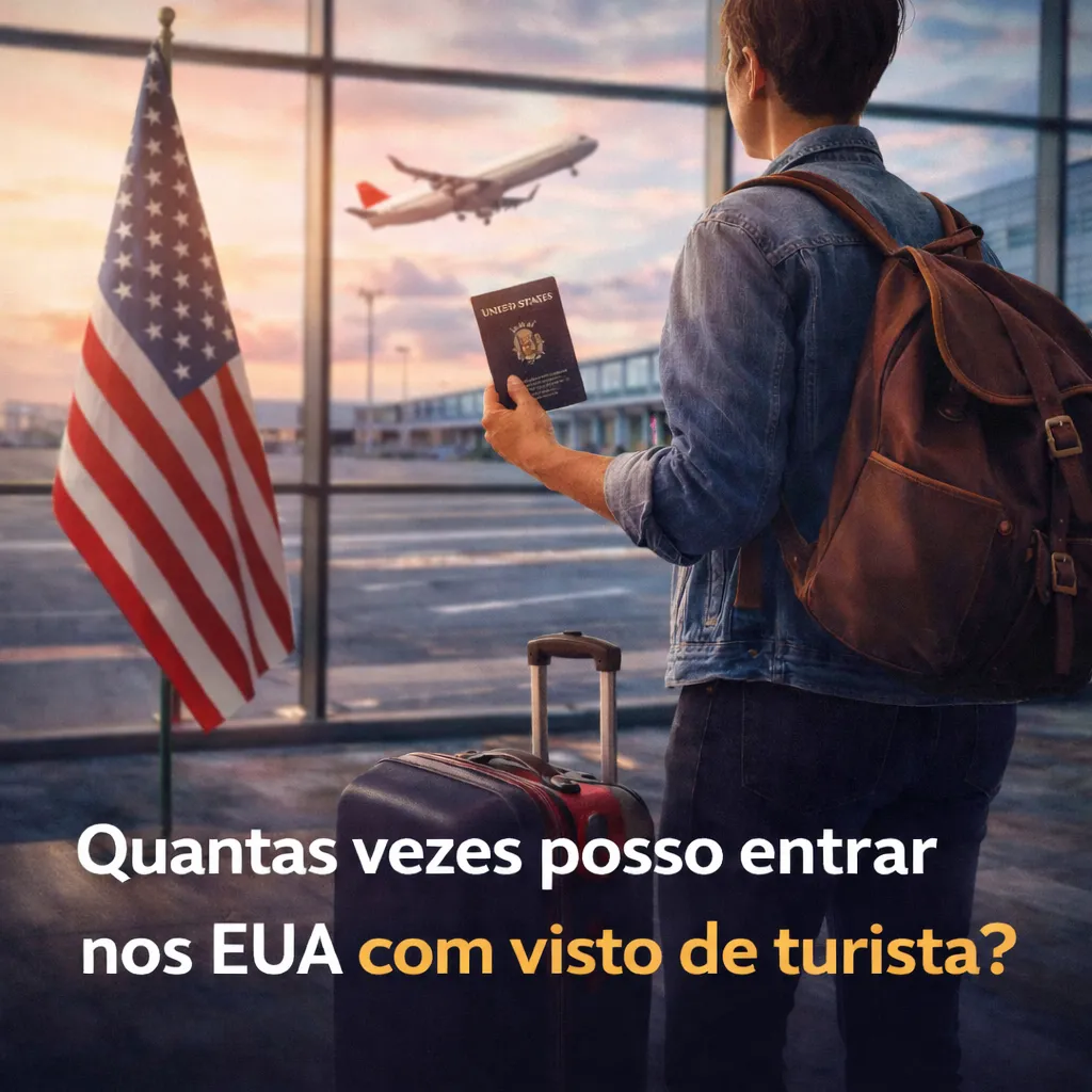 Imagem ilustrativa para o artigo Quantas vezes posso entrar nos EUA com visto de turista? da Genuína Conexão